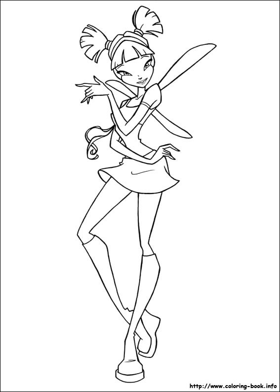 Winx Club coloring picture